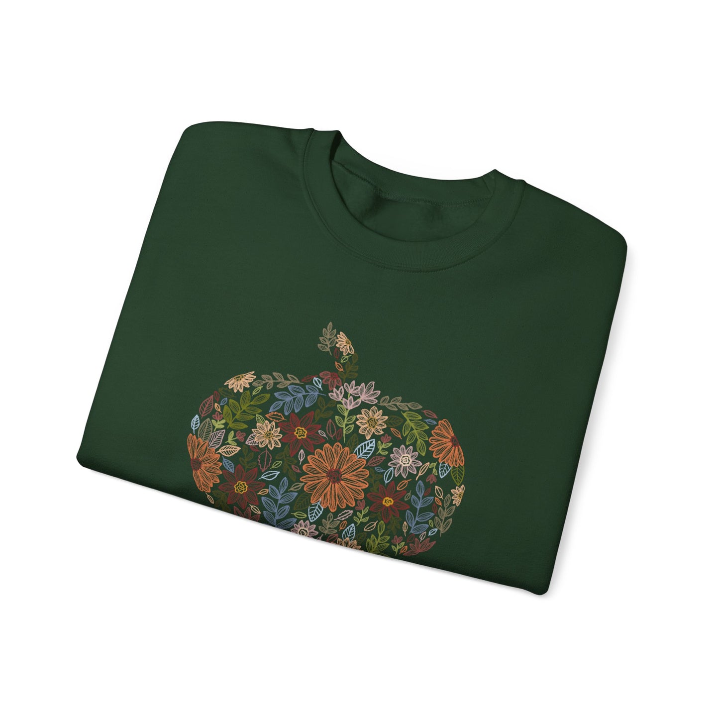 Floral Pumpkin Fall Sweatshirt