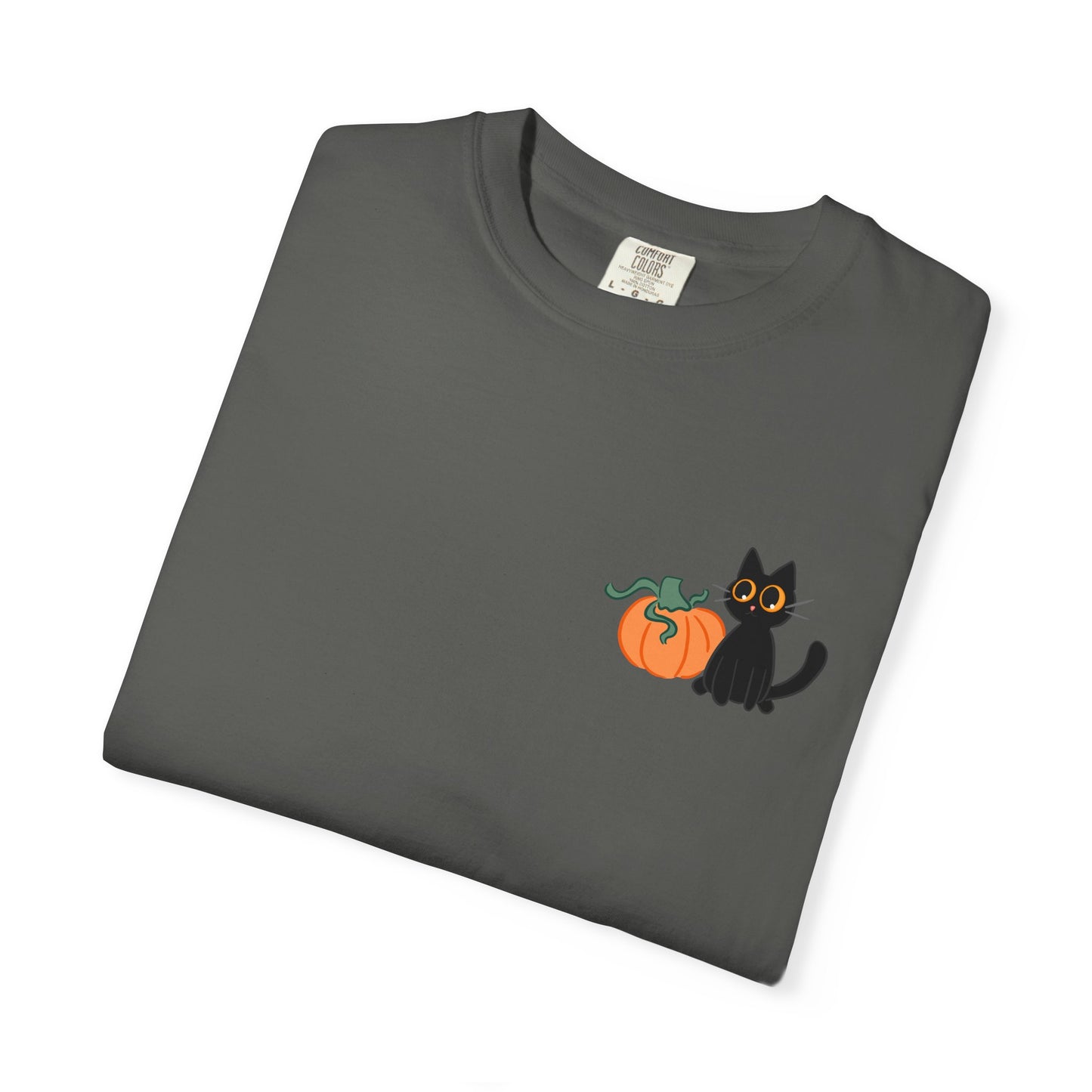 Black Cat and Pumpkin Tee