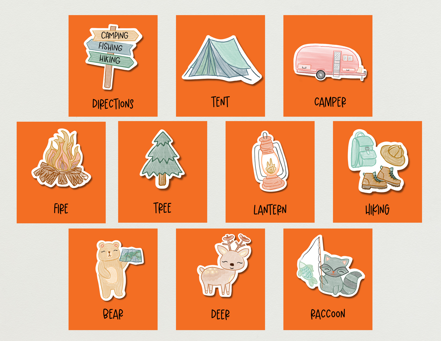 Camp Site Sprinkles (Mini Stickers)