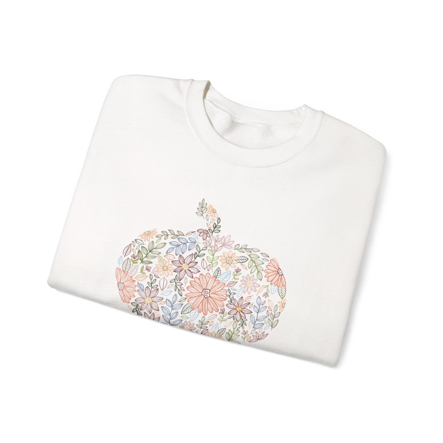 Floral Pumpkin Fall Sweatshirt
