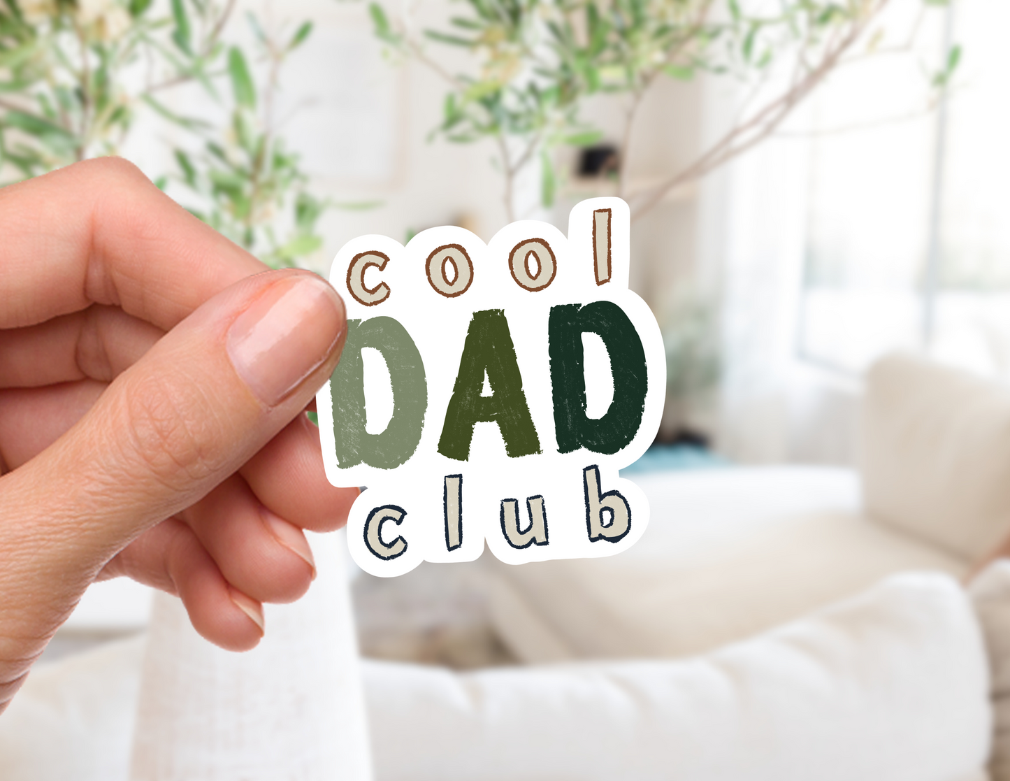 Cool Dad Club Sticker