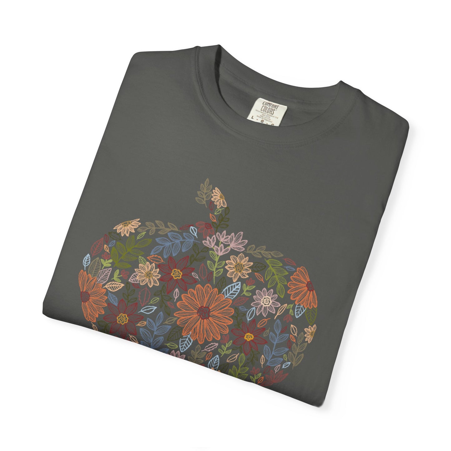 Floral Pumpkin Fall Tee