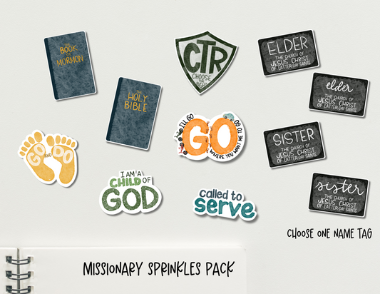 Missionary Sprinkles (Mini Stickers)