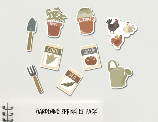 Gardening Sprinkles (Mini Stickers)