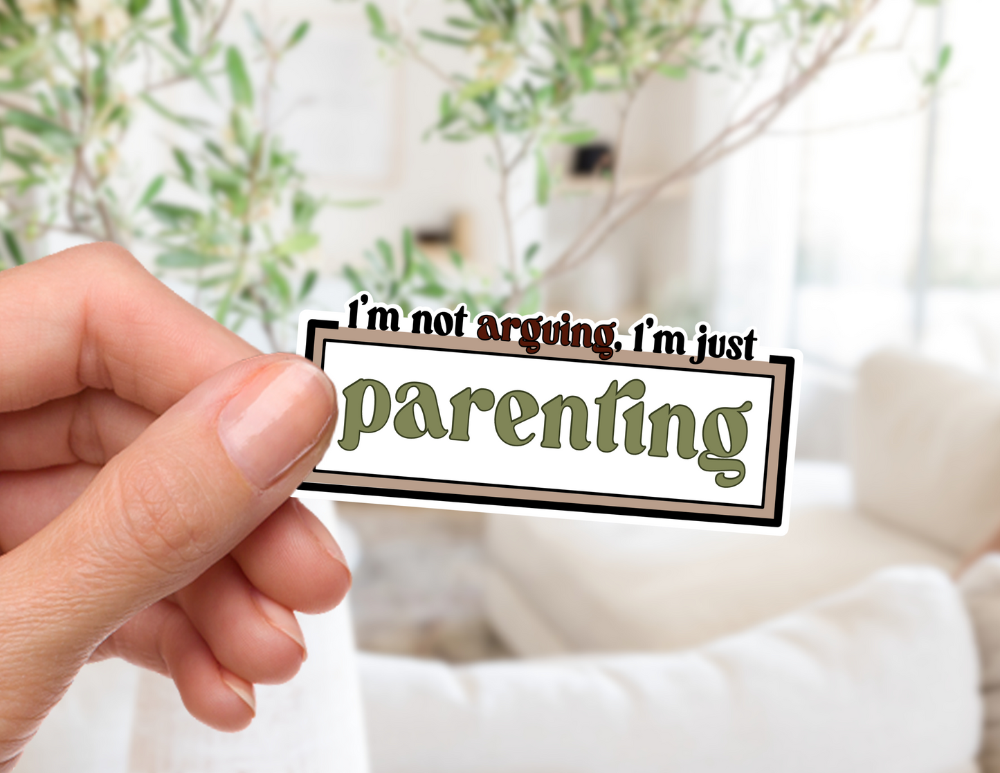 Let Me Parent Sticker