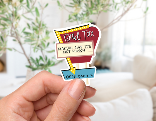Dad Tax Sticker