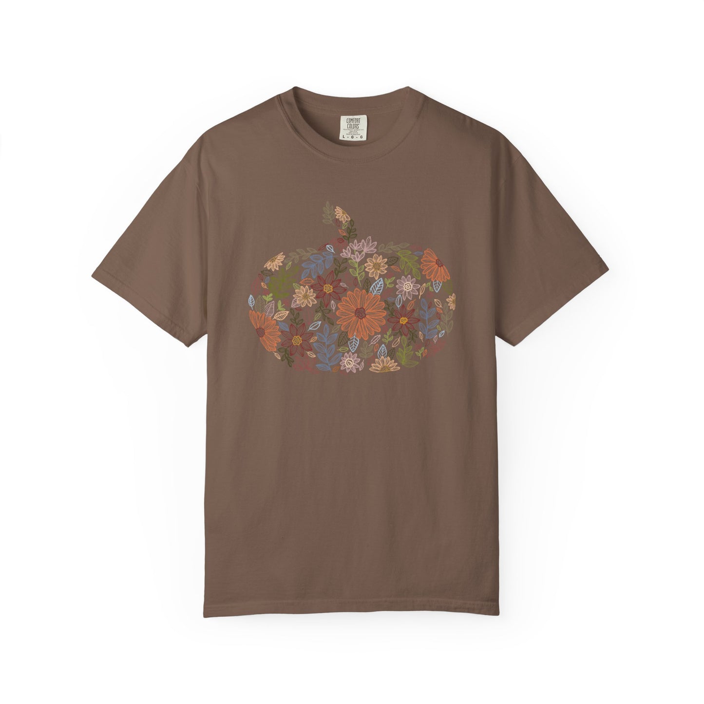 Floral Pumpkin Fall Tee