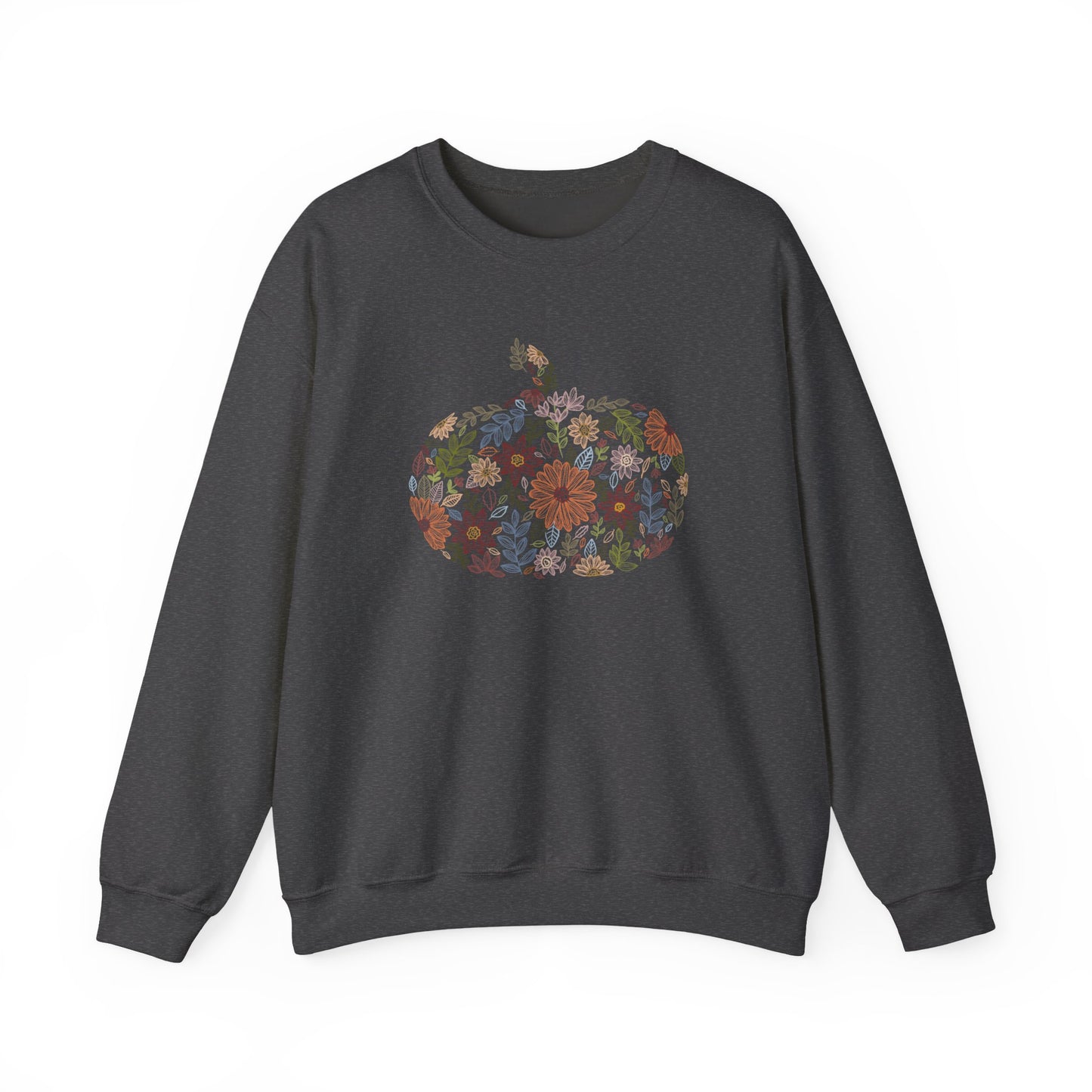 Floral Pumpkin Fall Sweatshirt