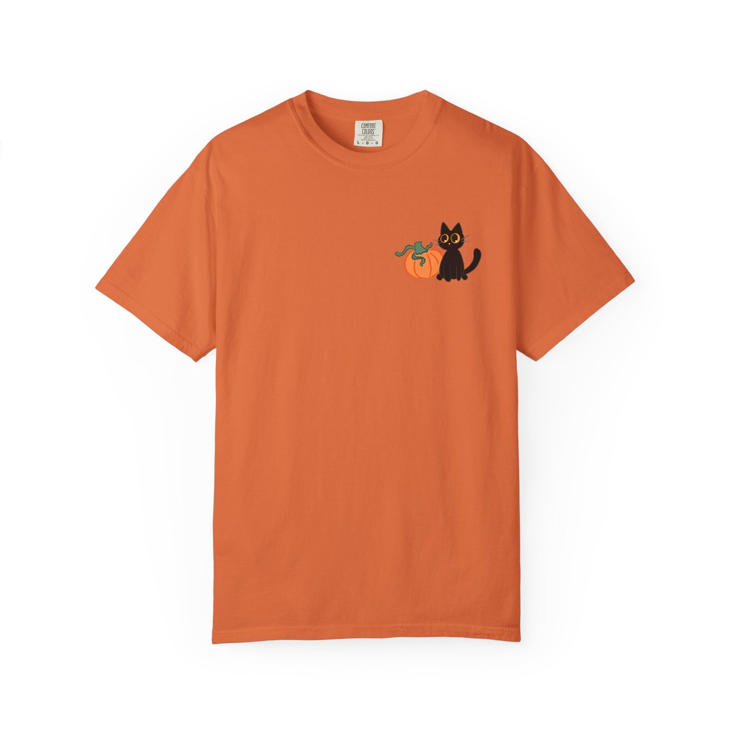 Black Cat and Pumpkin Tee