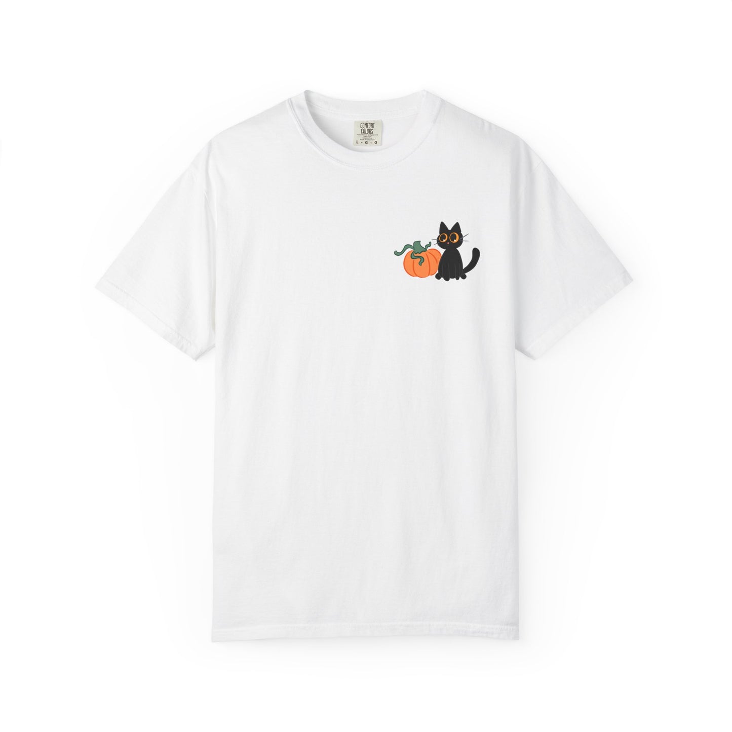 Black Cat and Pumpkin Tee