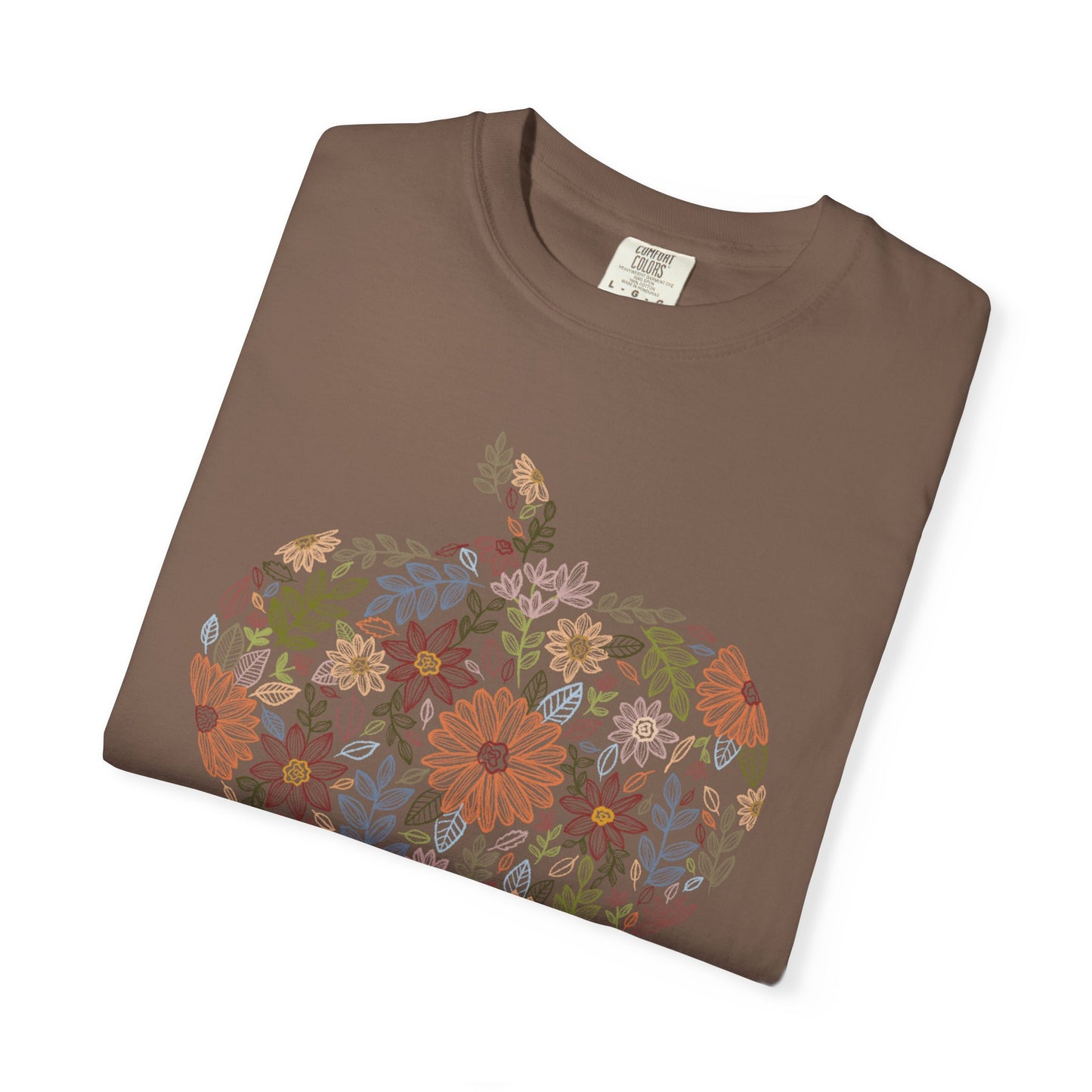 Floral Pumpkin Fall Tee