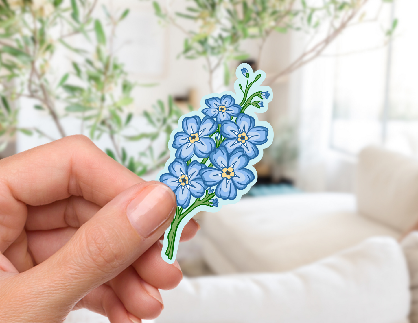 Forget Me Nots Sticker