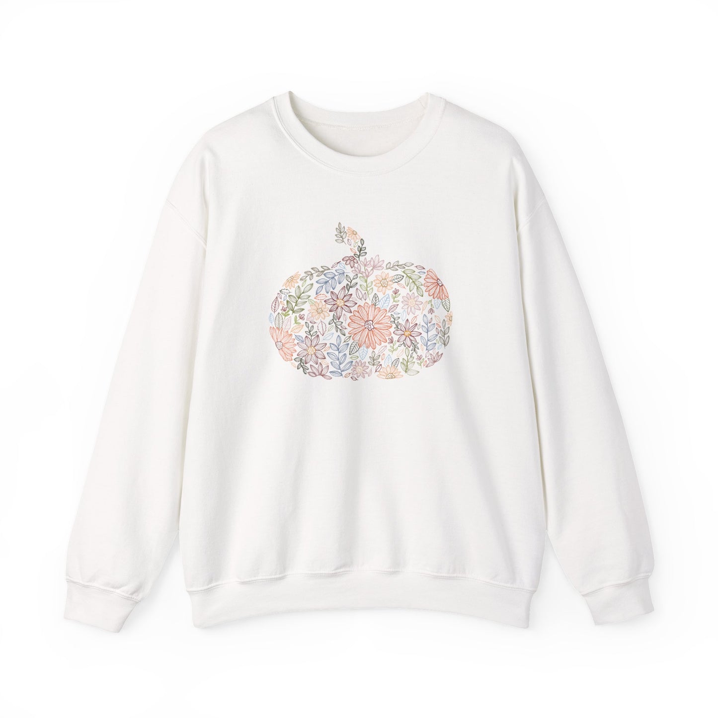 Floral Pumpkin Fall Sweatshirt