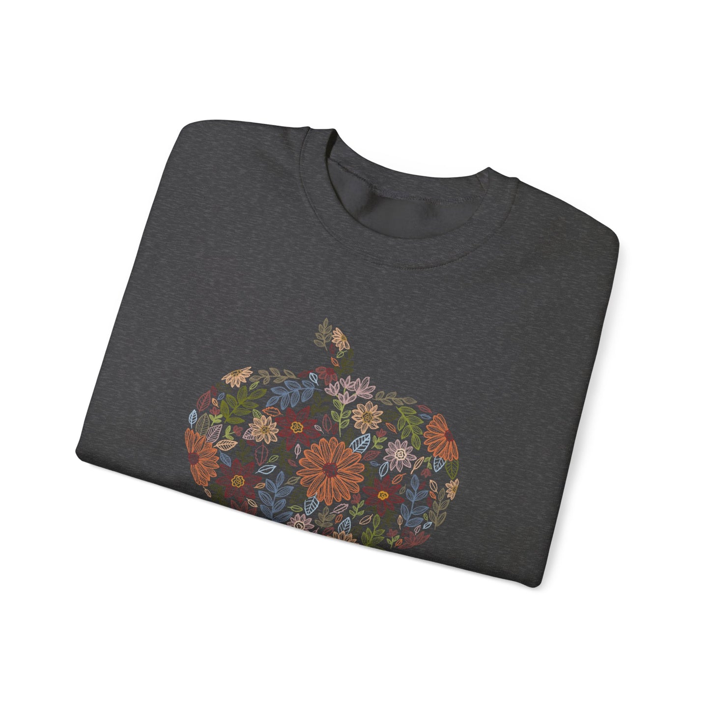 Floral Pumpkin Fall Sweatshirt