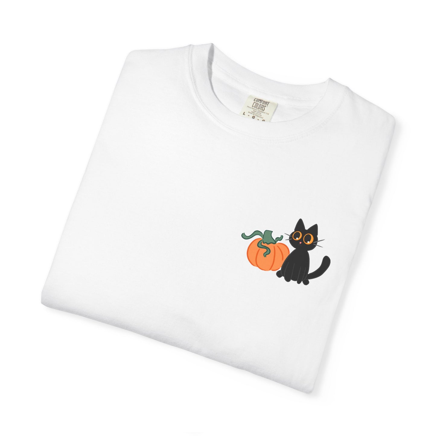 Black Cat and Pumpkin Tee