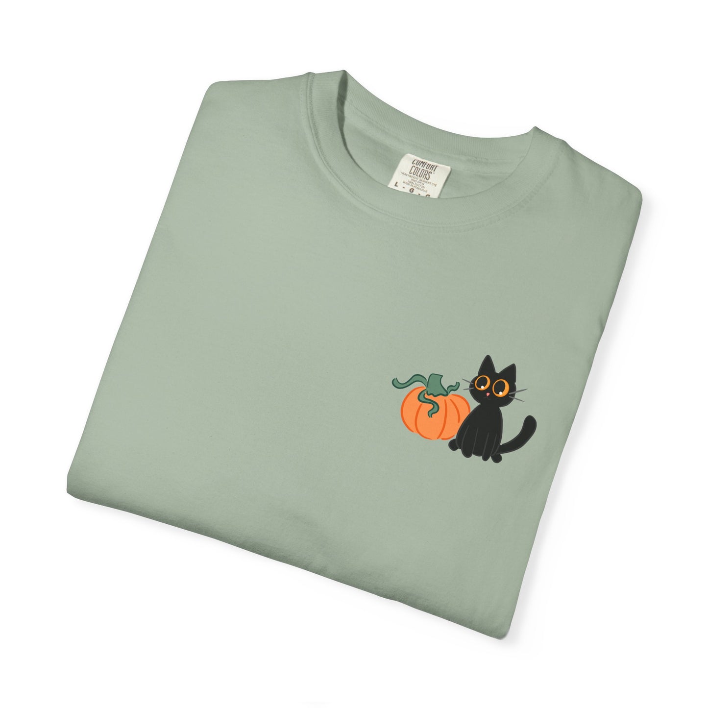 Black Cat and Pumpkin Tee