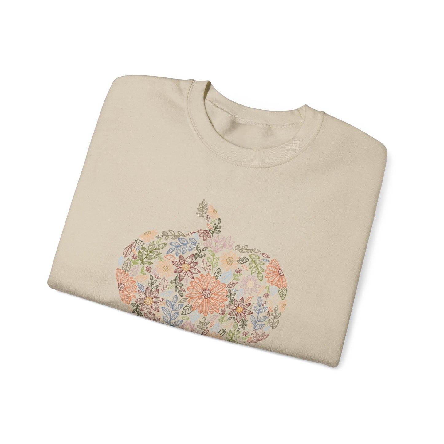 Floral Pumpkin Fall Sweatshirt