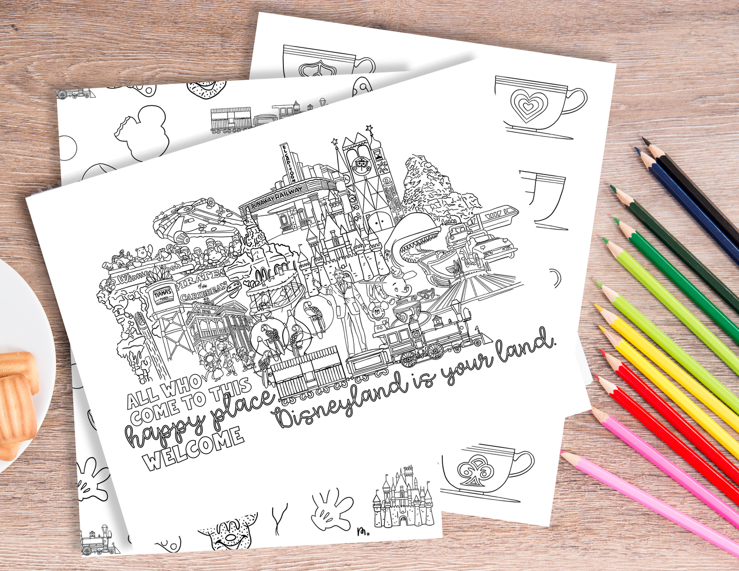 Magical Coloring Pages - Digital Download