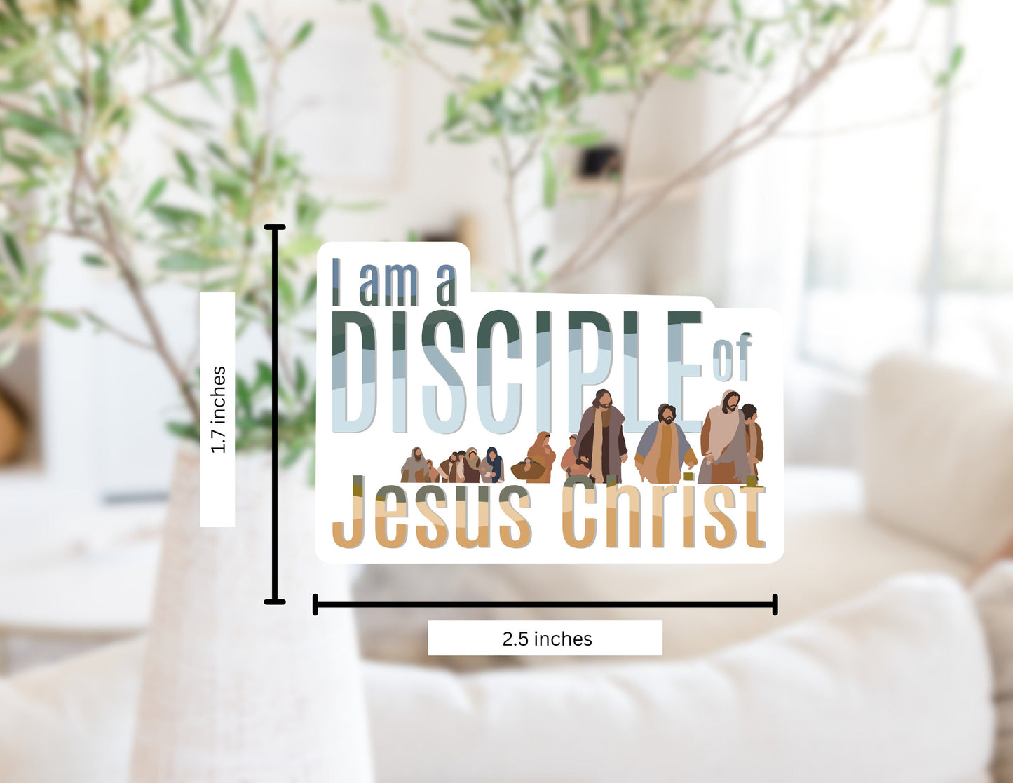 I am a Disciple of Jesus Christ (Youth 2024 Theme) Sticker