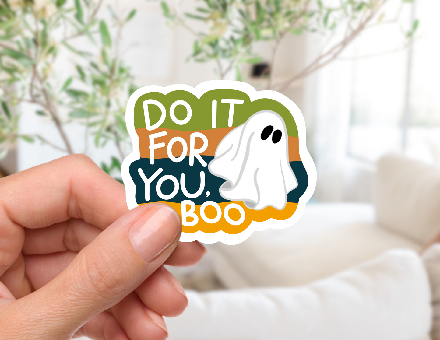 You Do You Boo Sticker