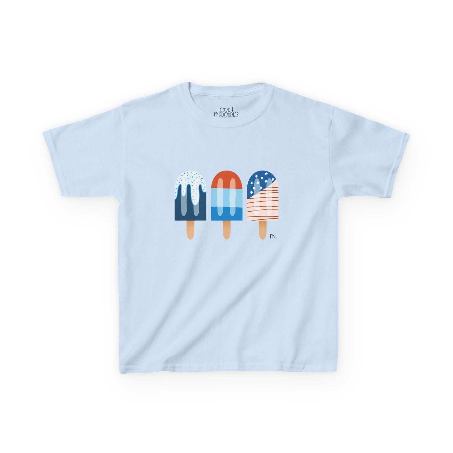 Kids Patriotic Popsicle T-Shirt — 4th of July Summer Tee