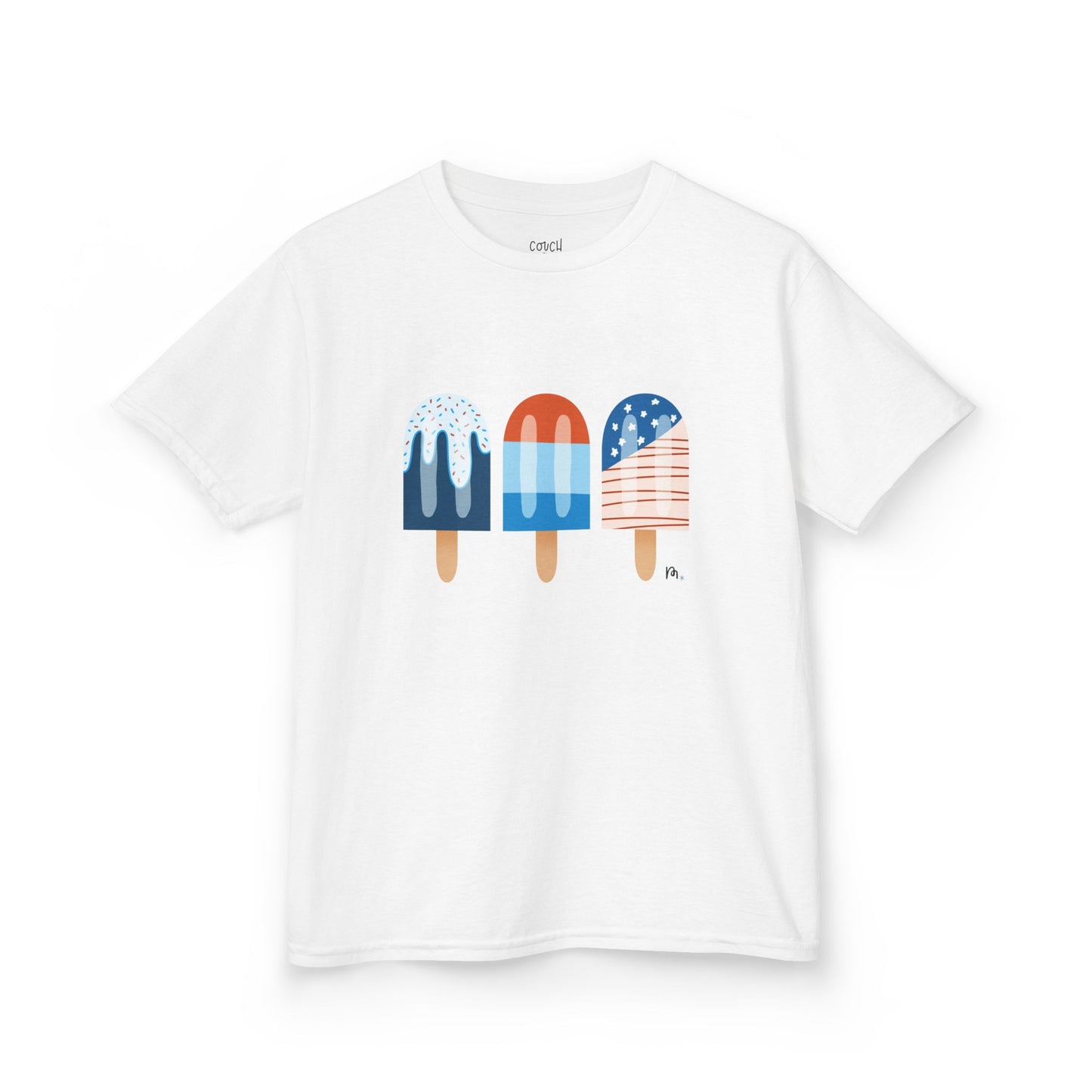 Kids Patriotic Popsicle T-Shirt — 4th of July Summer Tee