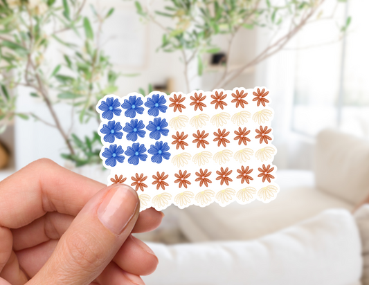 American Blossoms Sticker