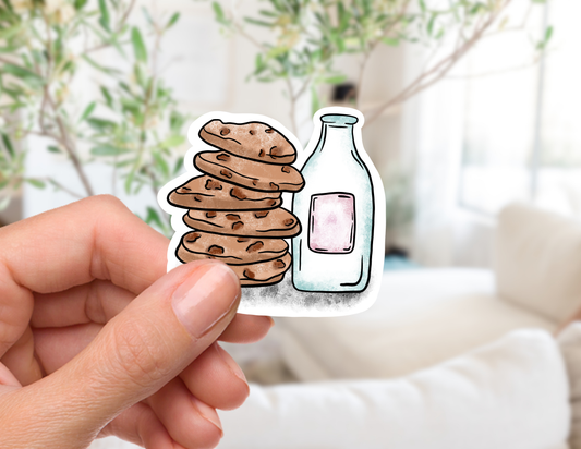 Milk and Cookies Sticker