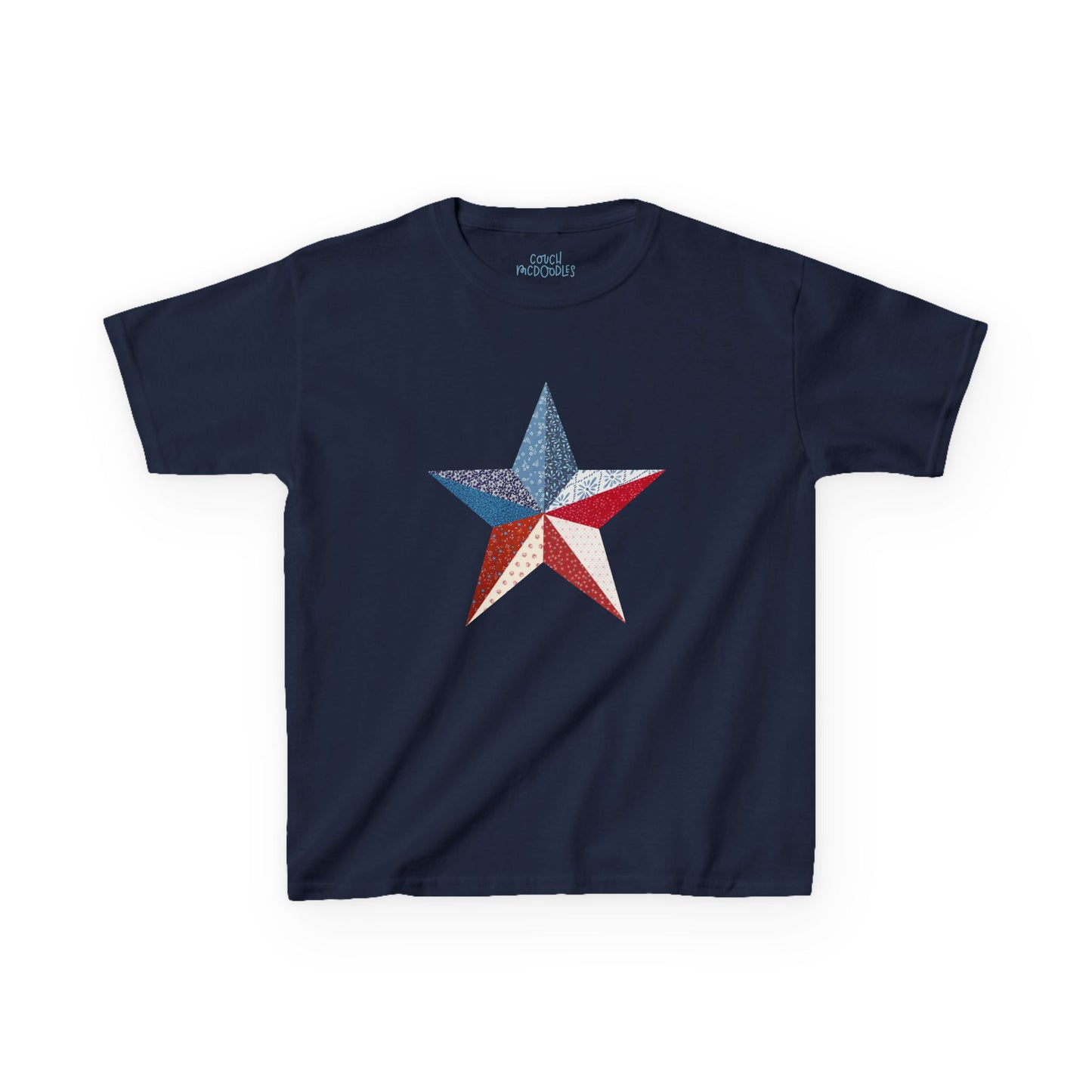 Patchwork Star Kids Tee