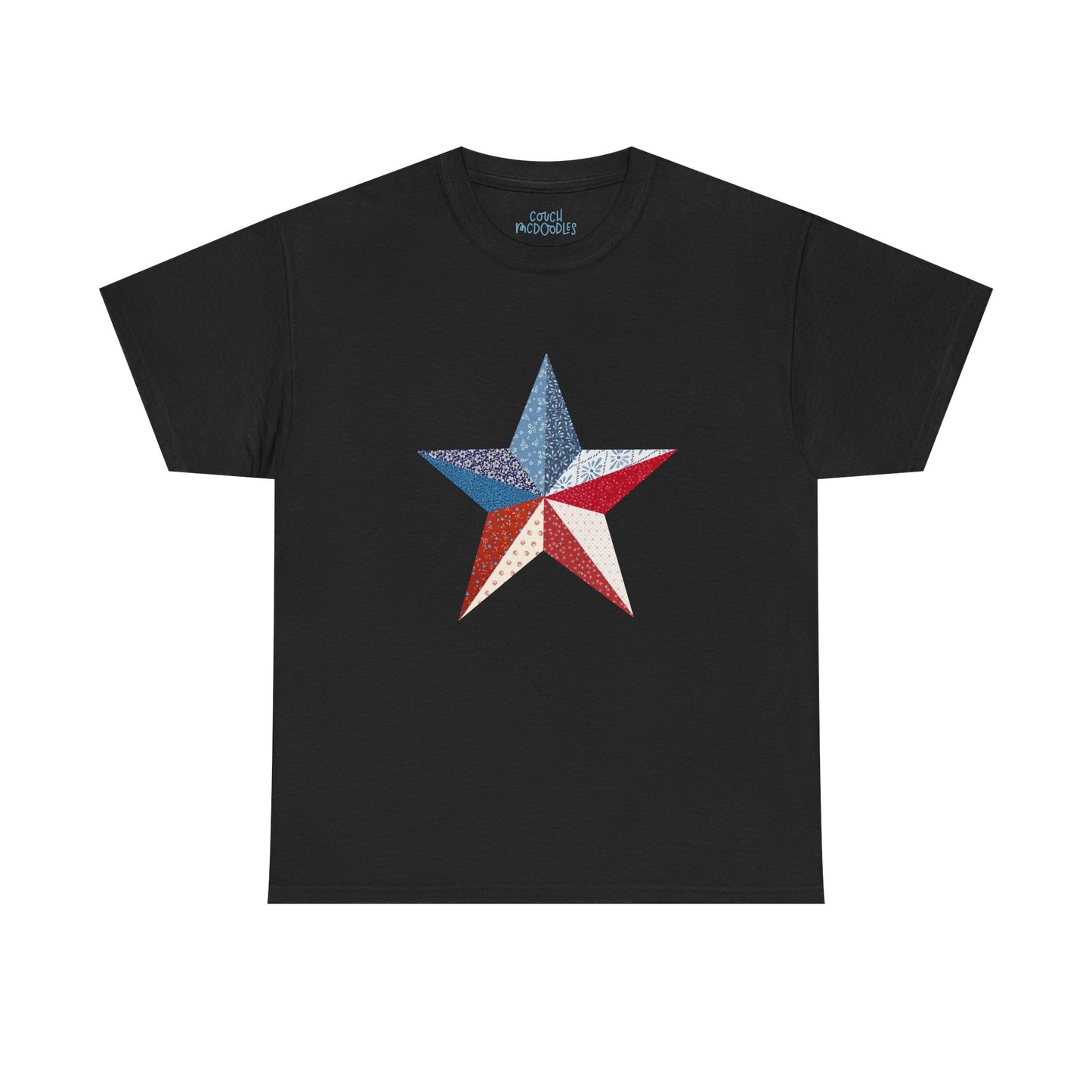 Patriotic Patchwork Star Tee