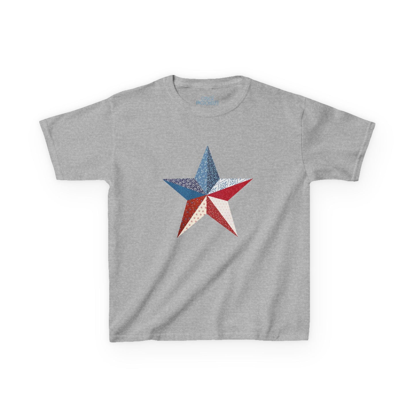 Patchwork Star Kids Tee