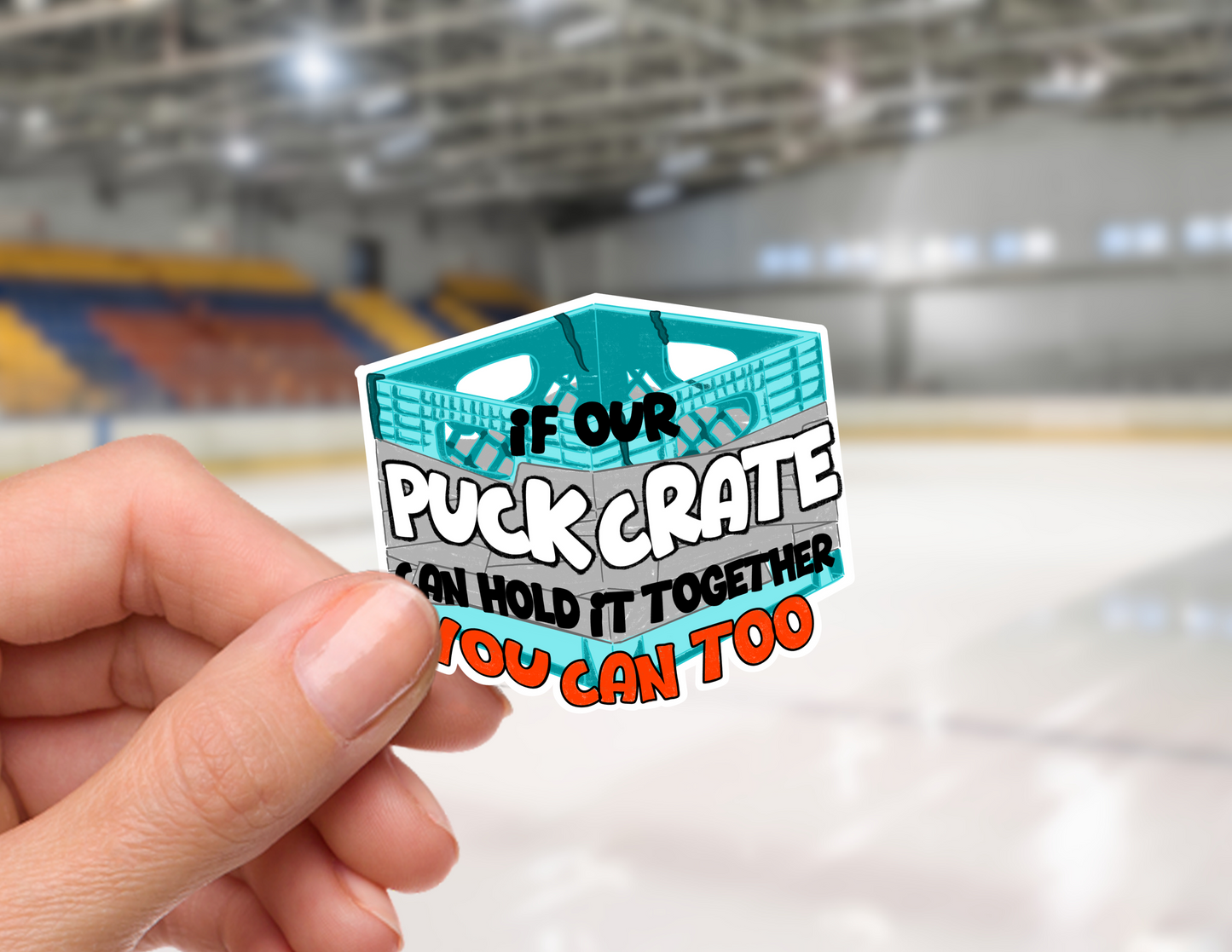 Puck Crate Sticker