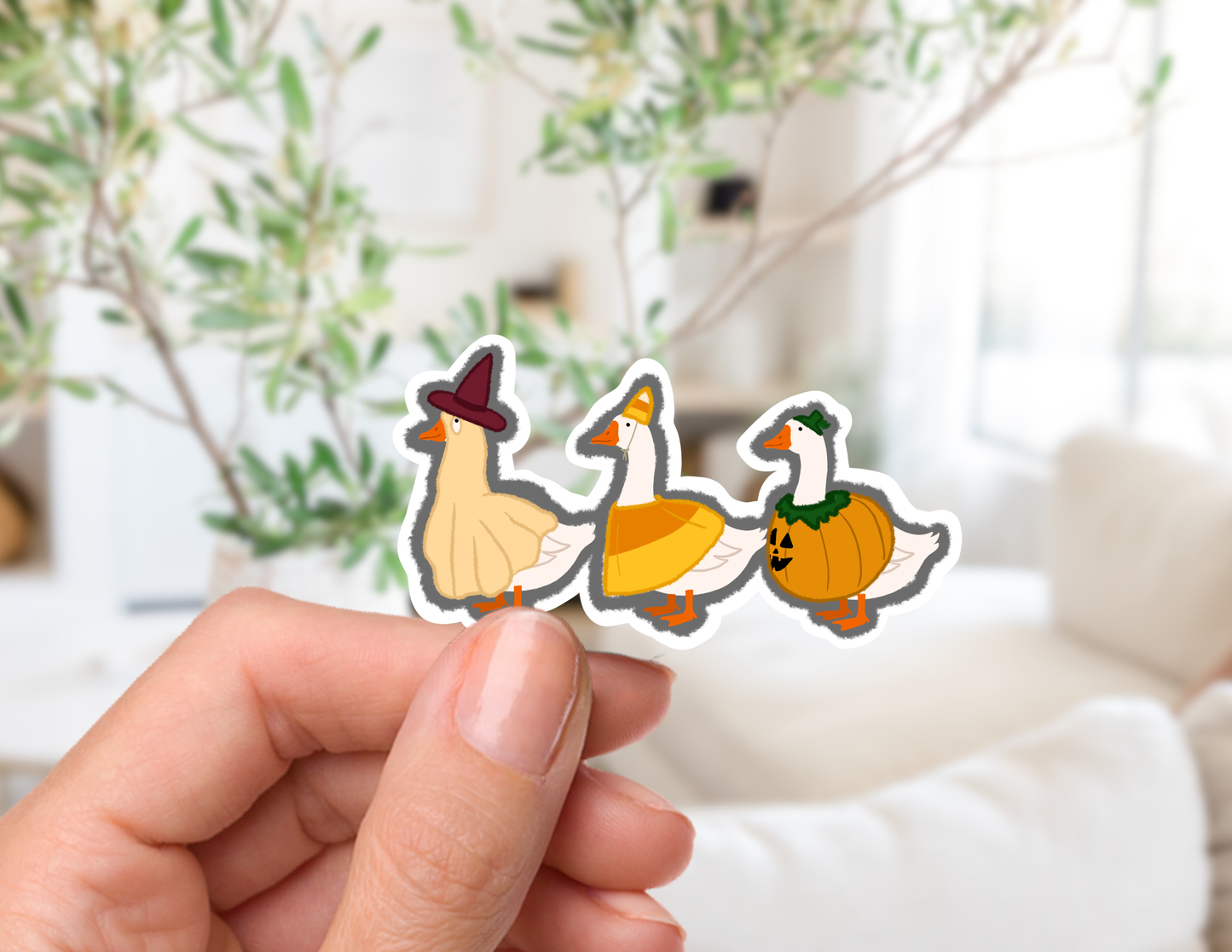 Fall Silly Goose Sticker