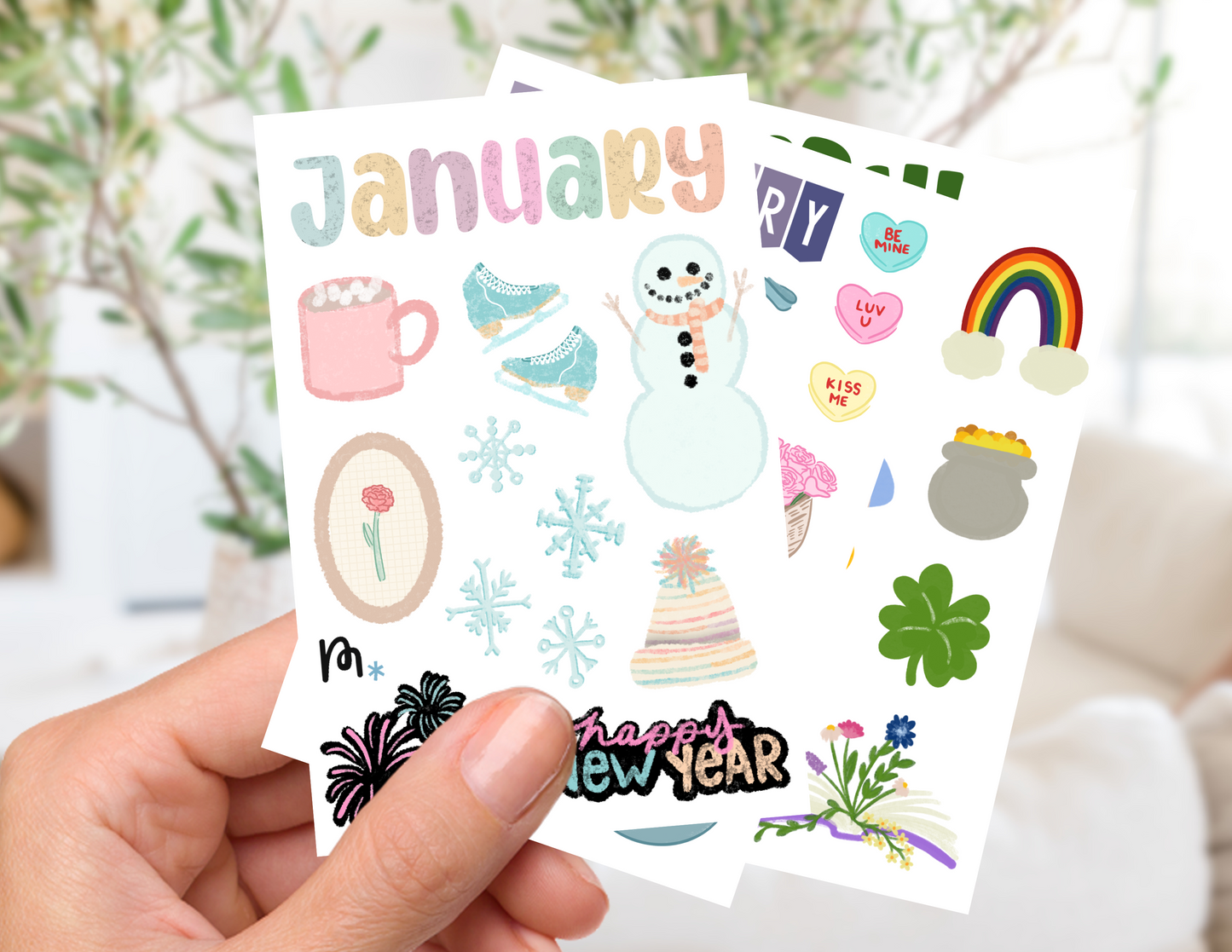 Bring On the NEW YEAR Sticker Sheets