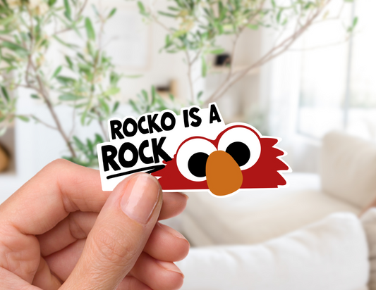 Rocko is a ROCK Sticker