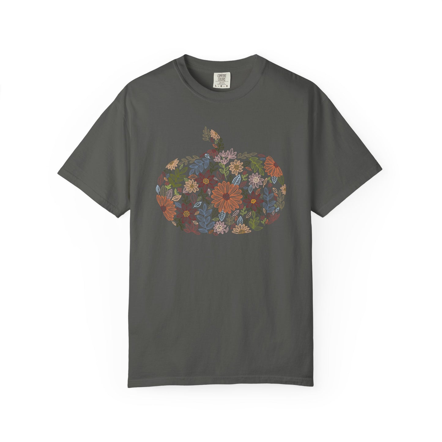 Floral Pumpkin Fall Tee
