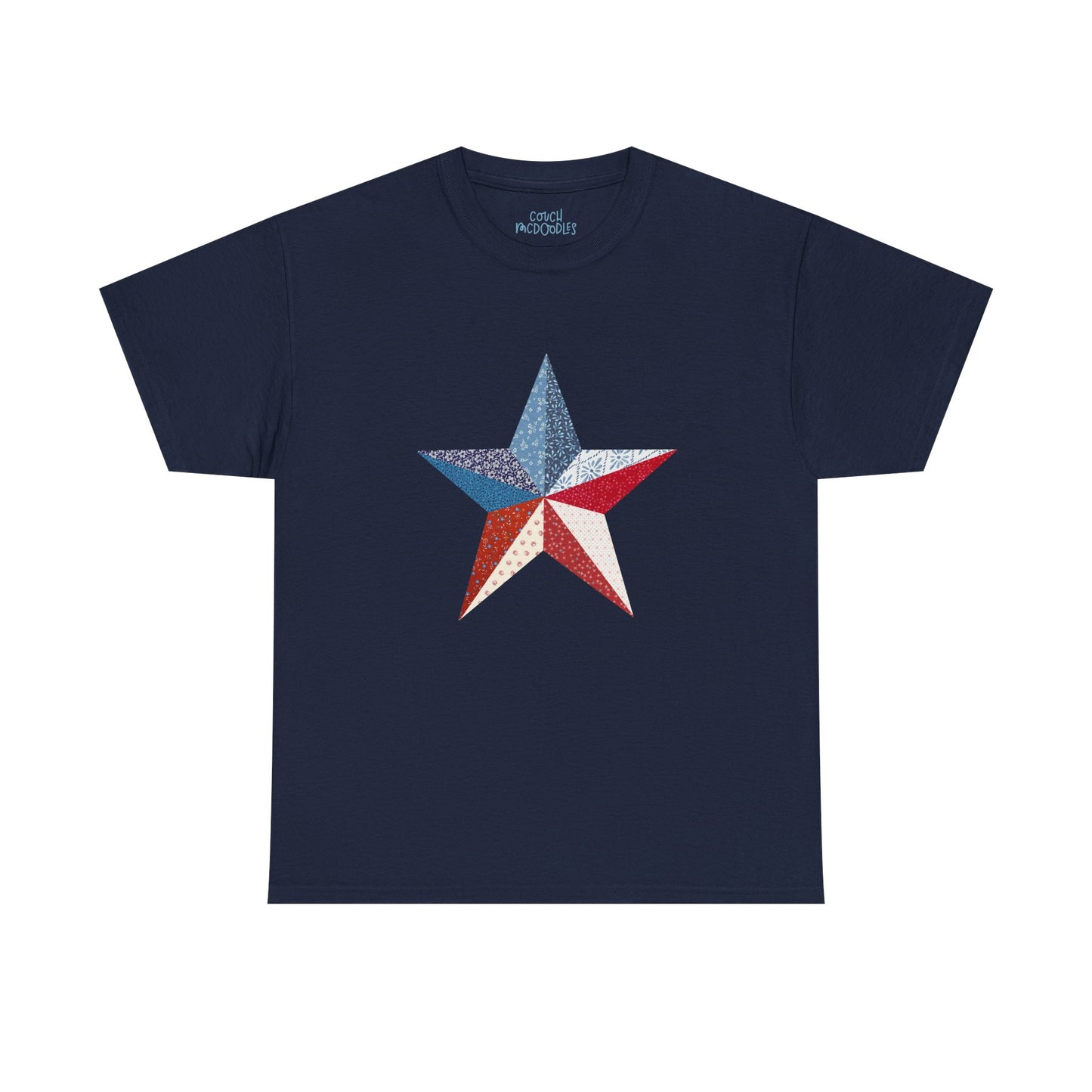 Patriotic Patchwork Star Tee
