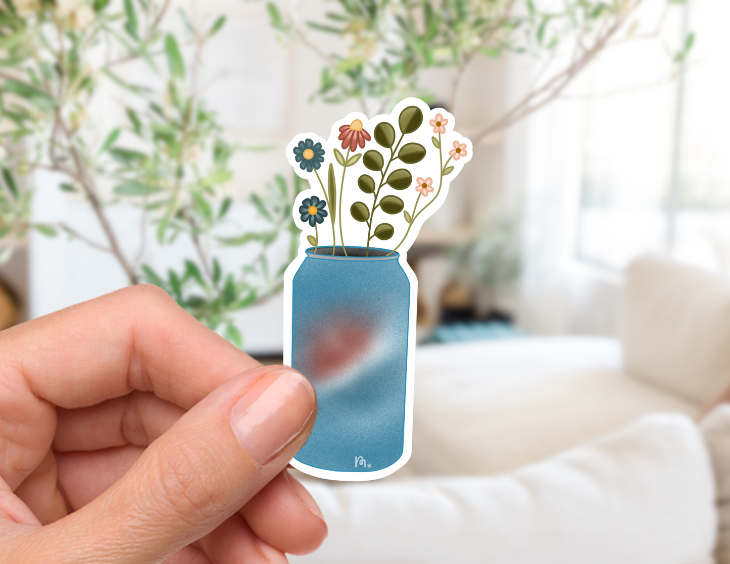 Caffeinated Blossoms Stickers