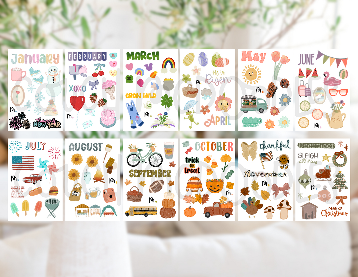 Bring On the NEW YEAR Sticker Sheets