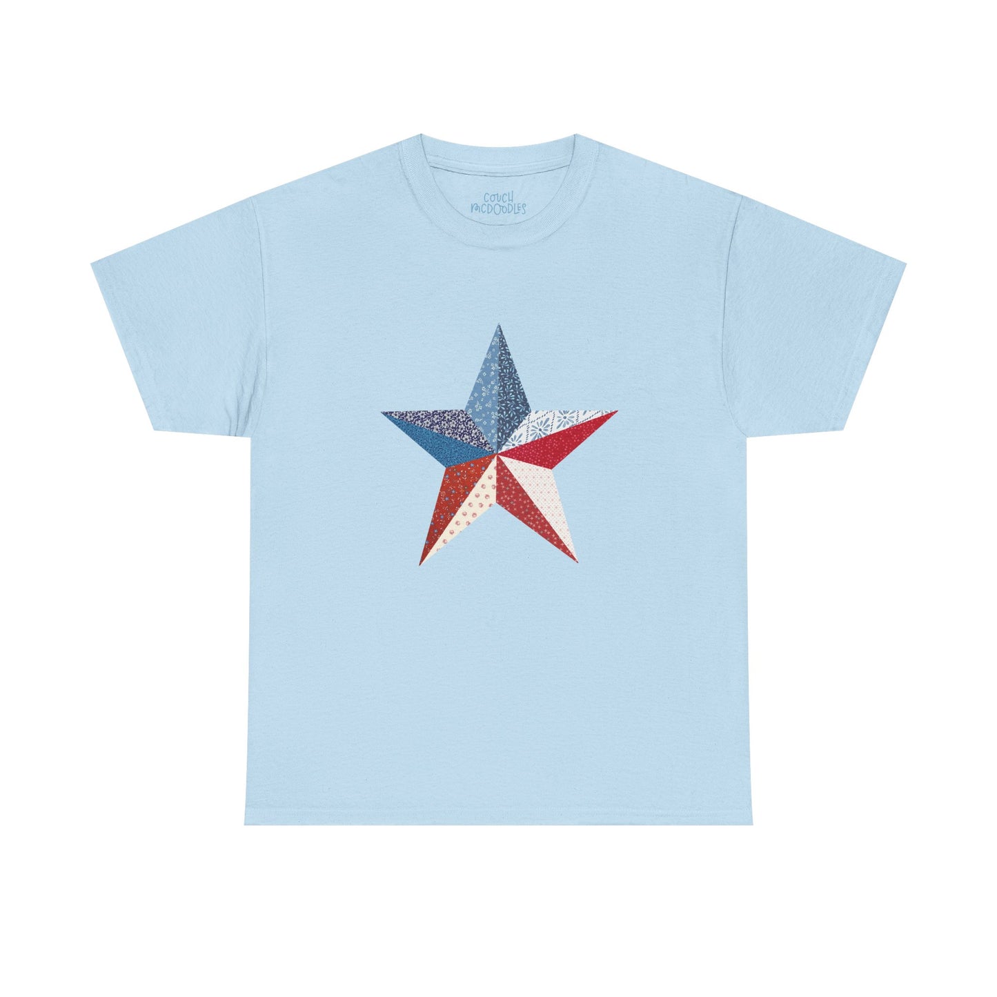 Patriotic Patchwork Star Tee
