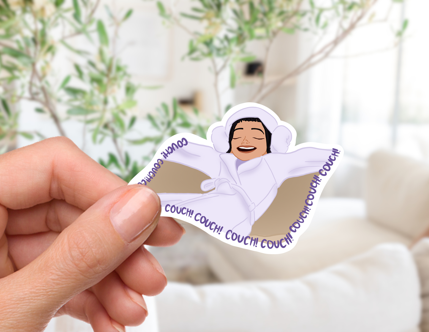 Couch! Couch! Sticker