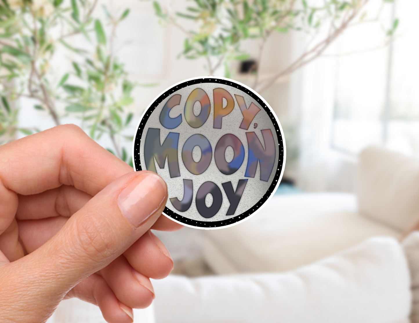 Copy, Moon Joy Sticker