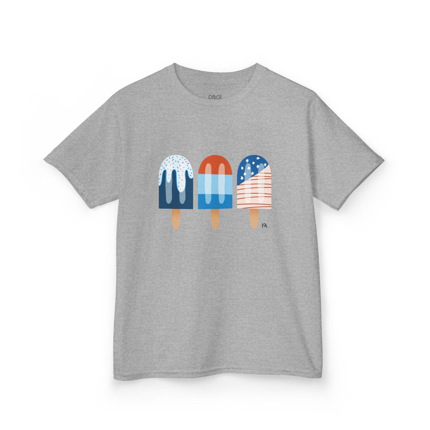 Kids Patriotic Popsicle T-Shirt — 4th of July Summer Tee