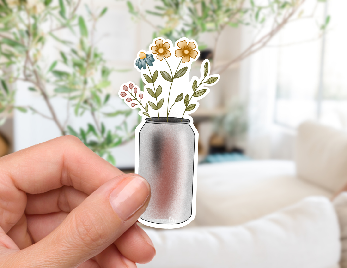 Caffeinated Blossoms Stickers