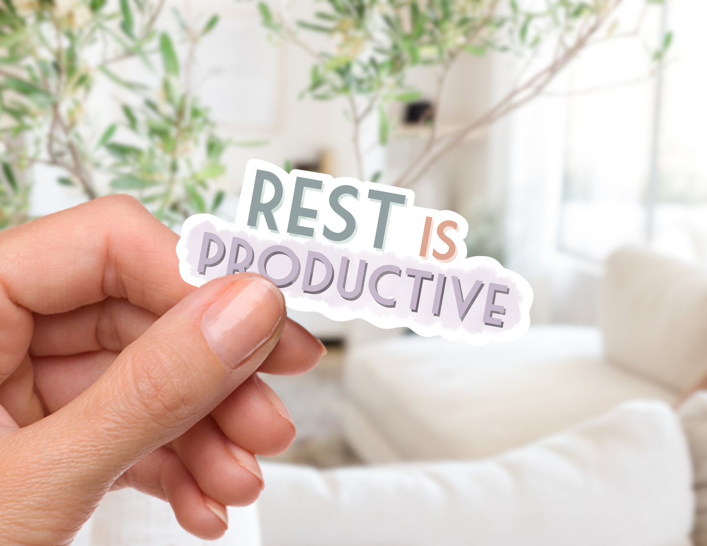 Rest is Productive Sticker