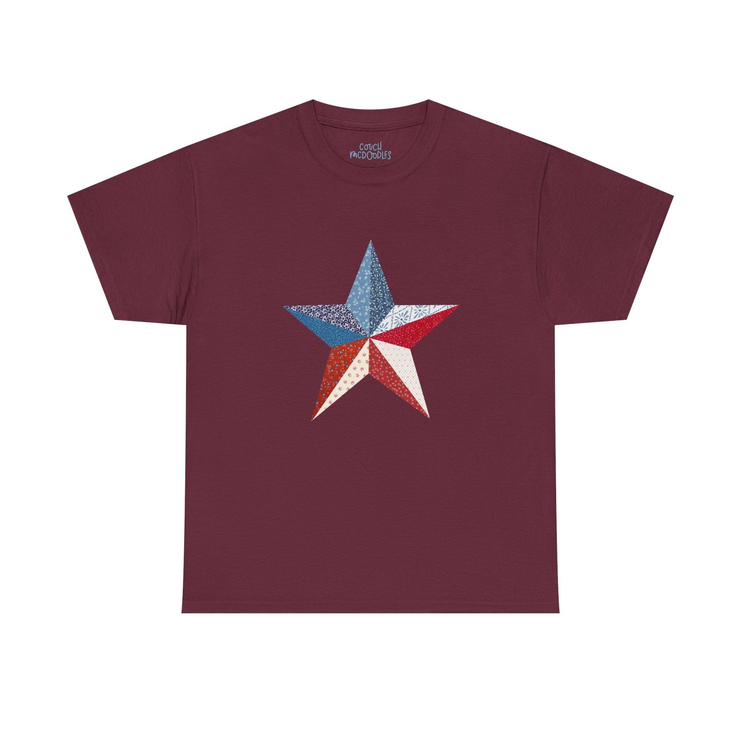 Patriotic Patchwork Star Tee