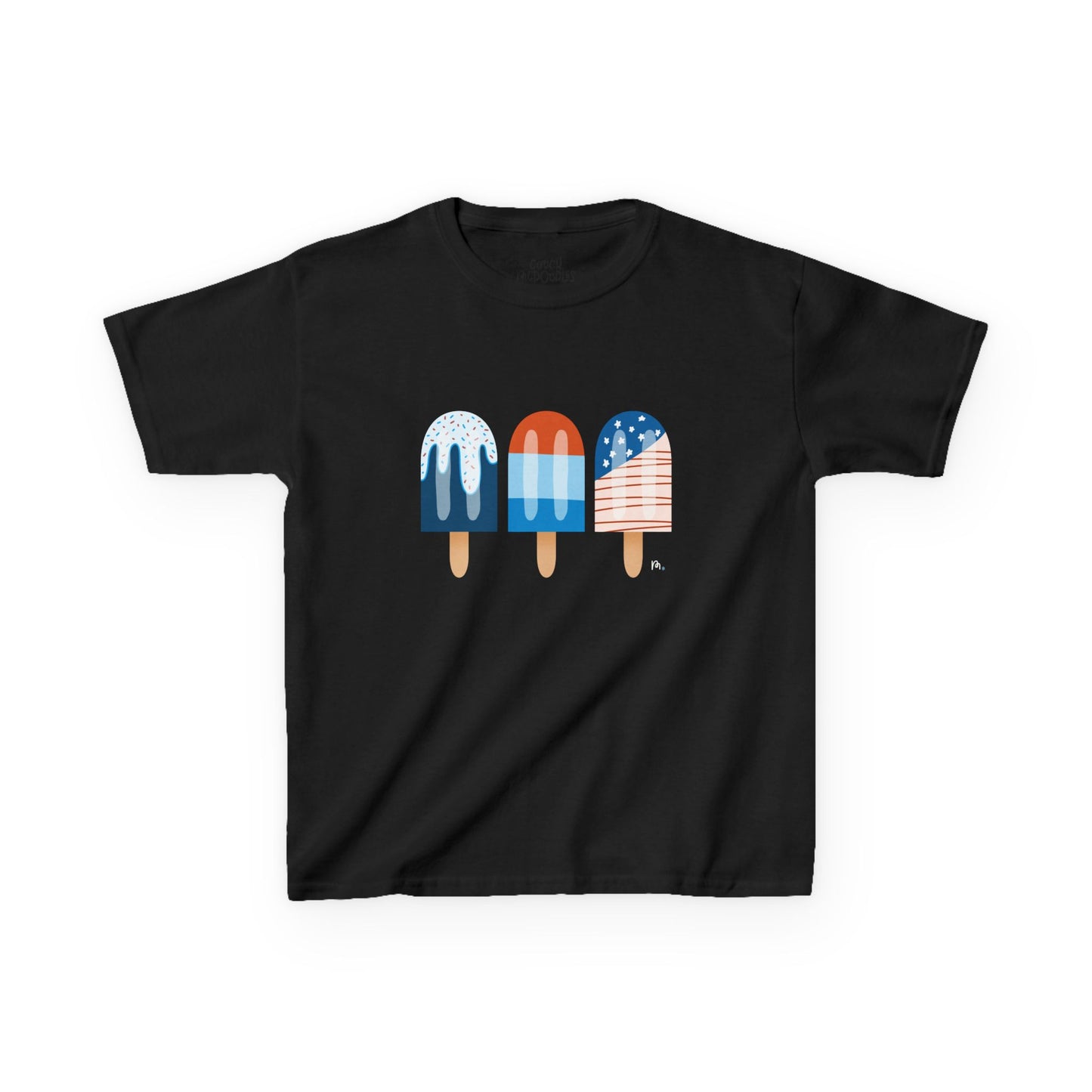 Kids Patriotic Popsicle T-Shirt — 4th of July Summer Tee