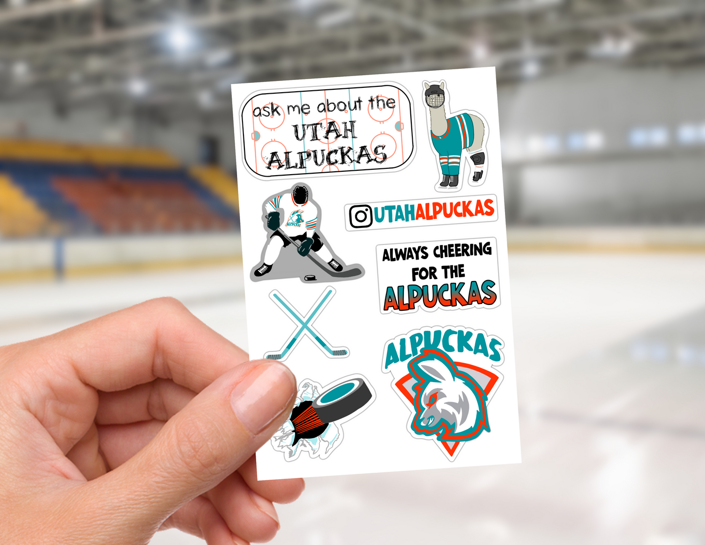 GO ALPUCKAS Sticker Sheet