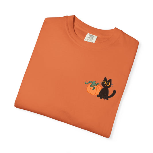Black Cat and Pumpkin Tee