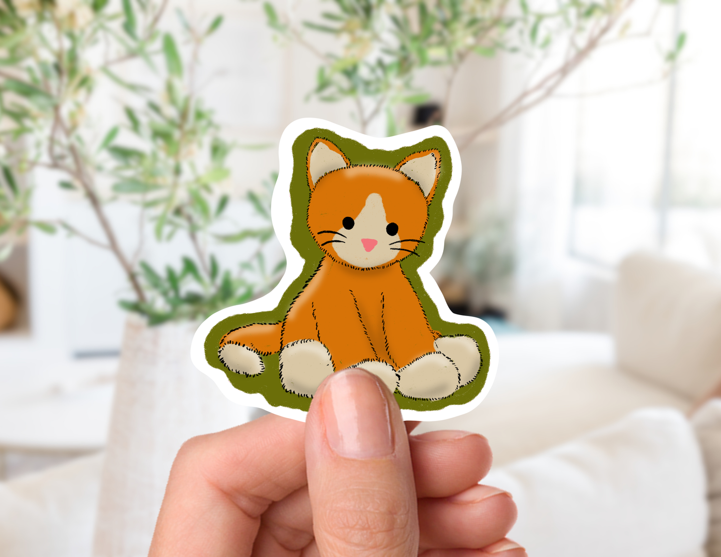 Benji the Cat Sticker
